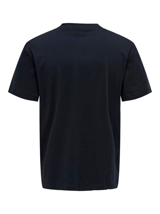 Only & Sons ONLY & SONS T-Shirt 2er-Set Rundhals Kurzarm – Schwarz-Blau, Bild 3