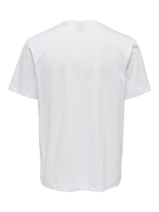 Only & Sons ONLY & SONS T-Shirt 2er-Set Rundhals Kurzarm – Weiß, Bild 3
