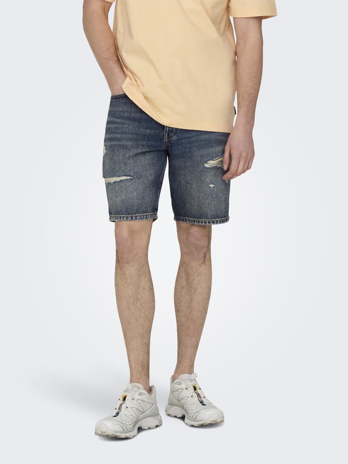 ONLY&SONS_SpringSummer2024_4491216_22029648_3.jpg Shorts Denim Midi Bermuda Mid Waist Pants