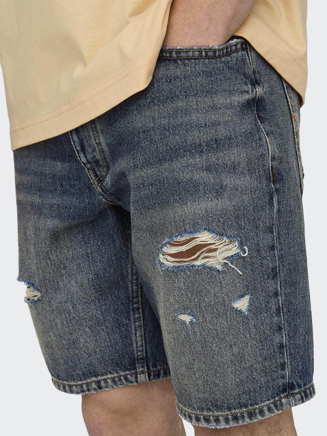 ONLY&SONS_SpringSummer2024_4491216_22029648_5.jpg Shorts Denim Midi Bermuda Mid Waist Pants