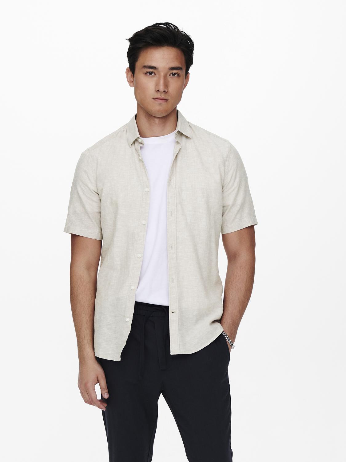 ONLY&SONS_SpringSummer2022_3324831_22009885_3.jpg Hemd Kurzarm Slim Fit Hemdkragen