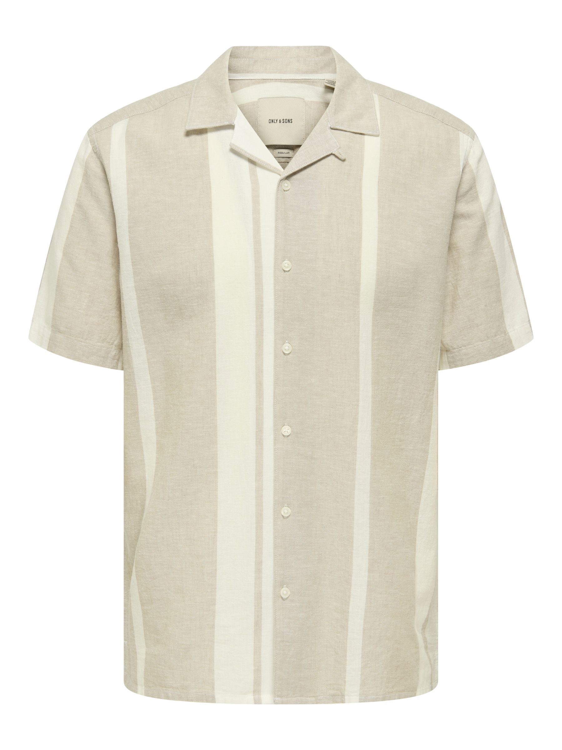 ONLY&SONS_FallWinter2024_4219214_22026109.jpg Hemd Kurzarm Resort Kragen Knopfleiste