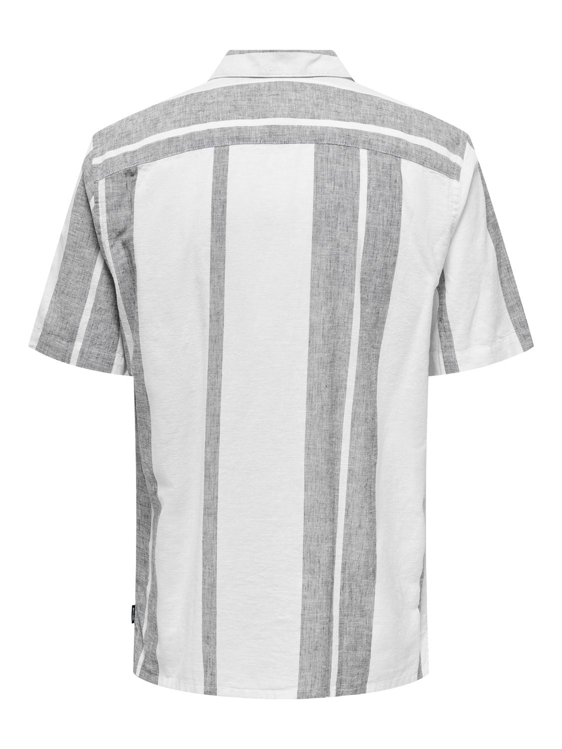 ONLY&SONS_SpringSummer2024_4219213_22026109_2.jpg Hemd Kurzarm Resort Kragen Knopfleiste