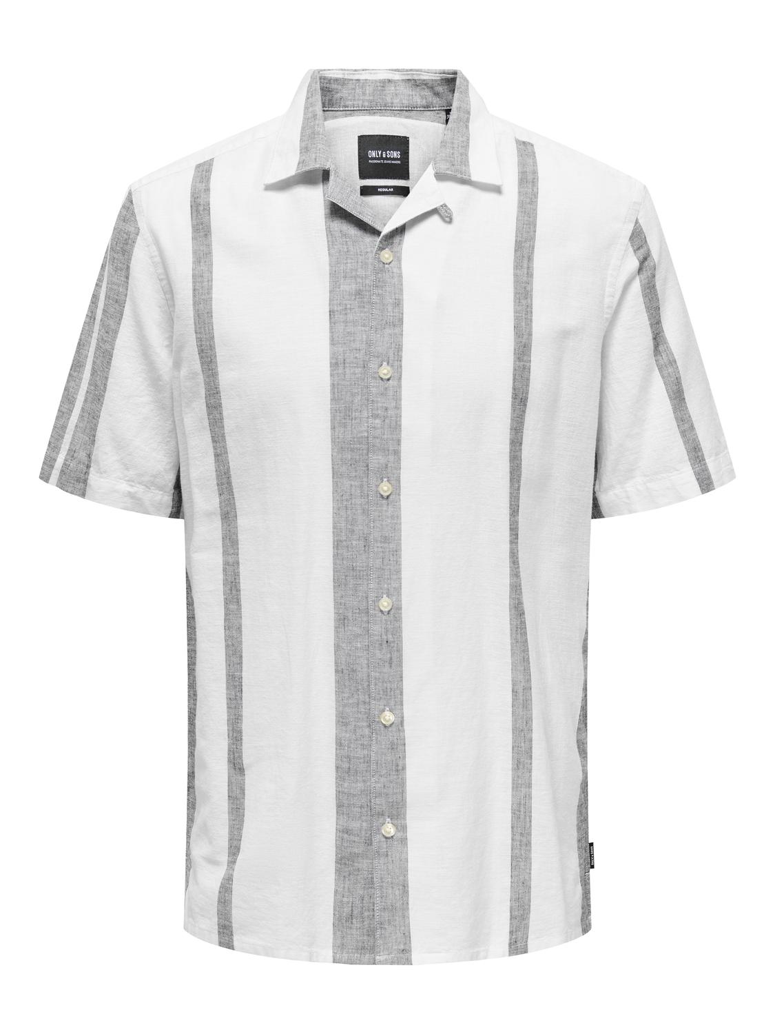 ONLY&SONS_SpringSummer2024_4219213_22026109.jpg Hemd Kurzarm Resort Kragen Knopfleiste
