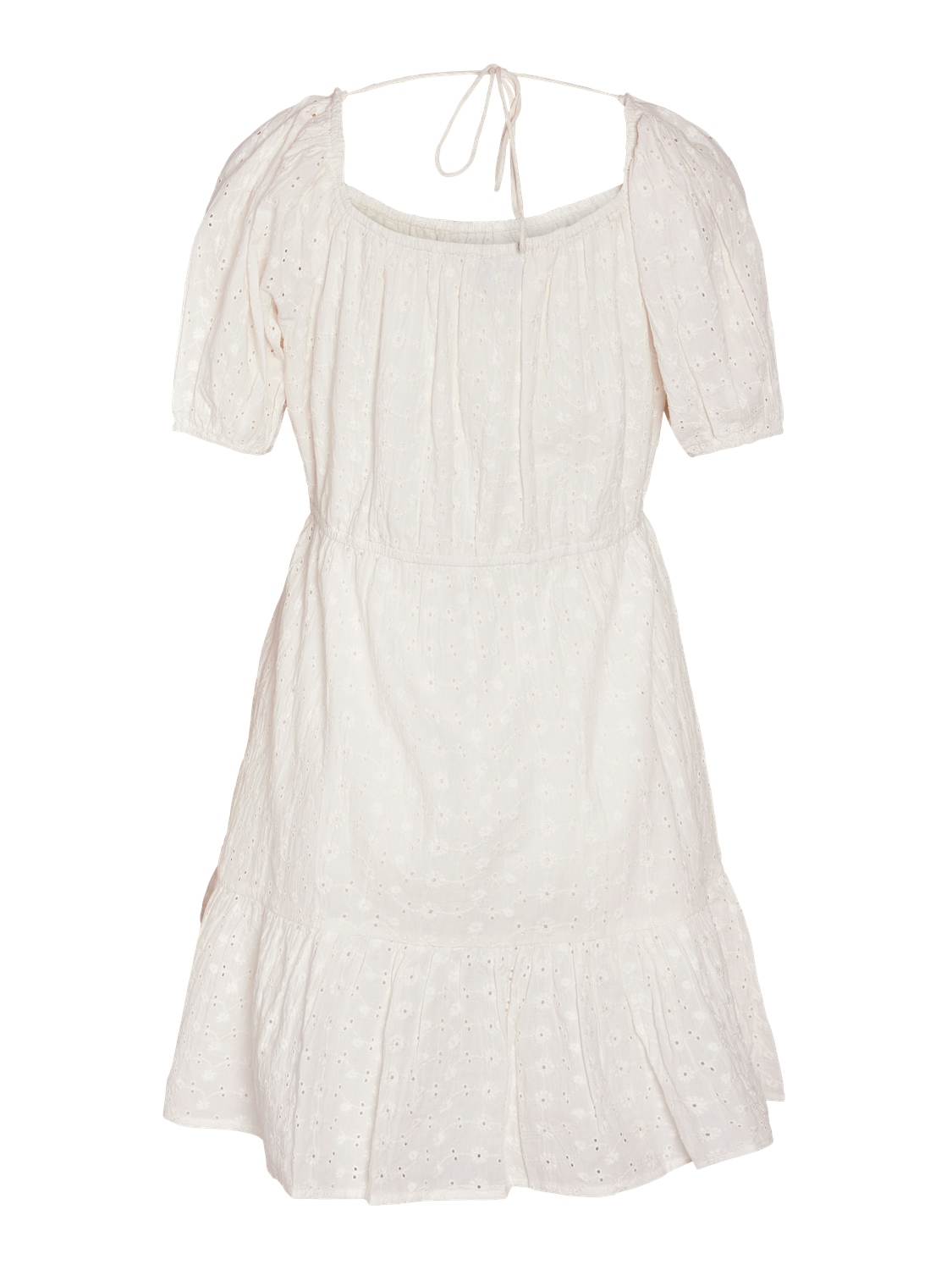 NOISY-MAY_All-year_4635674_27032290_2.jpg Kleid Trapezausschnitt Kurzarm Baumwolle kurz