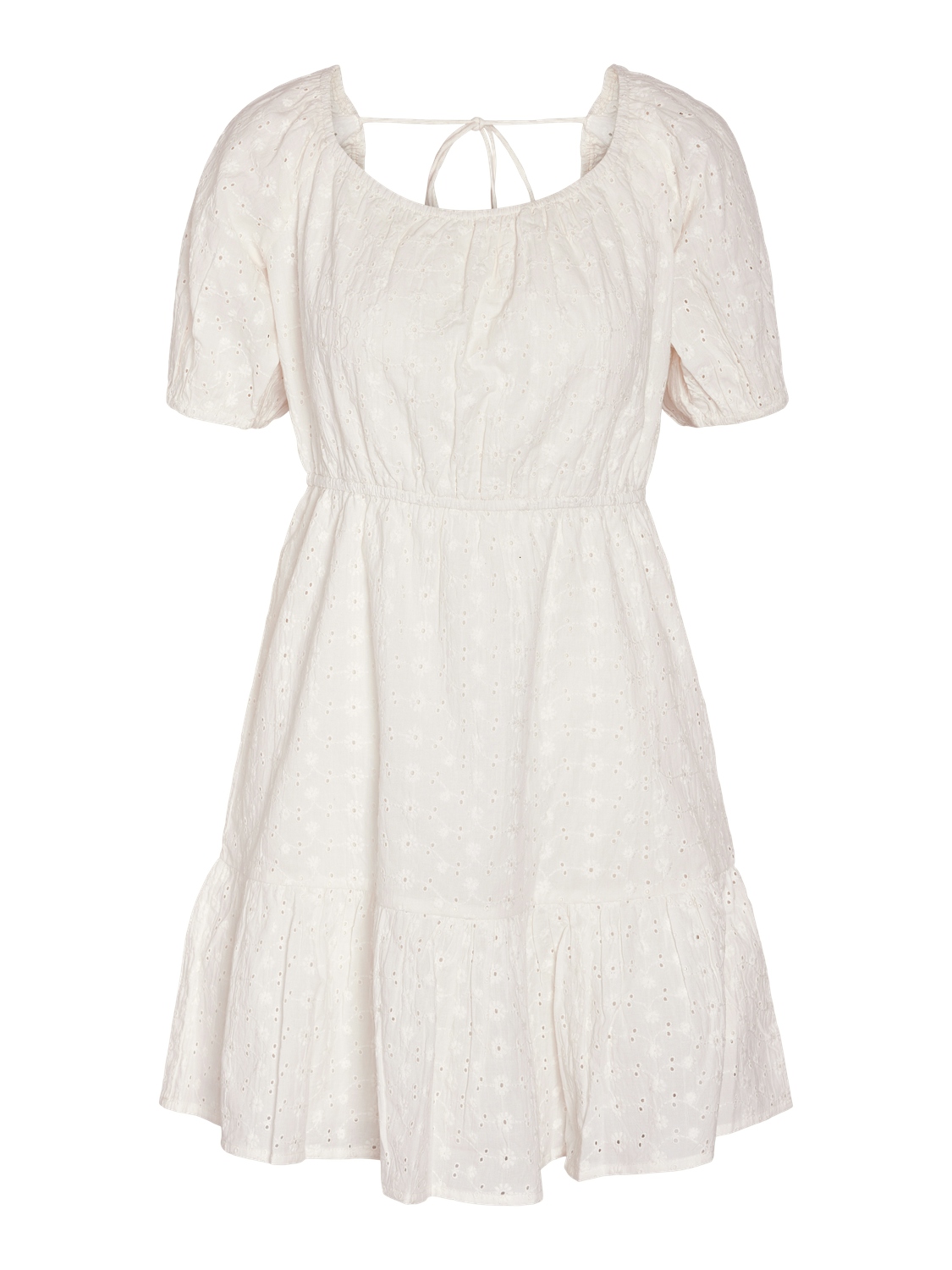 NOISY-MAY_All-year_4635674_27032290.jpg Kleid Trapezausschnitt Kurzarm Baumwolle kurz