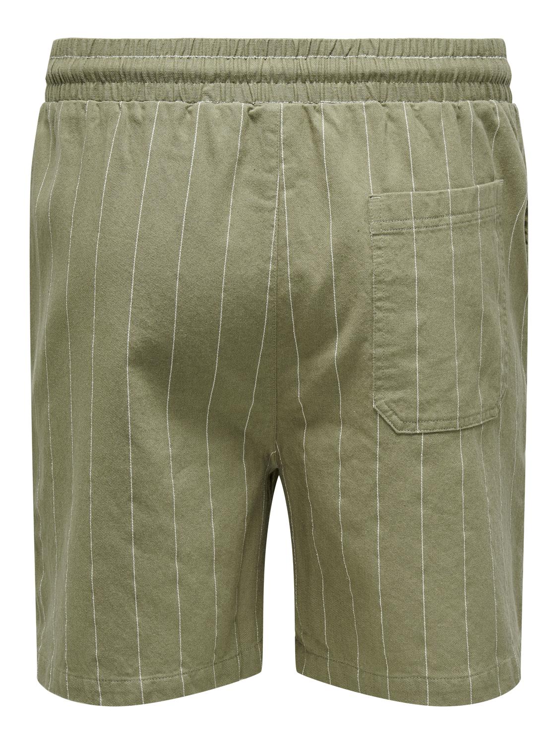 ONLY&SONS_Springsummer_4473313_22029345_2.jpg Shorts Lässiger Schnitt Kordelzug Elastische Taille