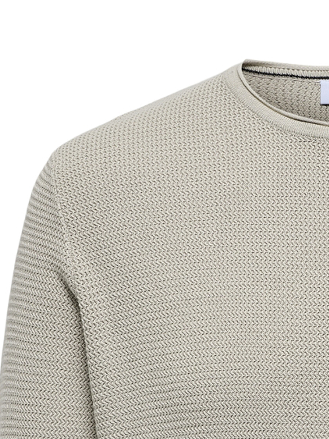Pullover Langarm Rundhals Baumwolle Bequem Pullover Langarm Rundhals Baumwolle Bequem