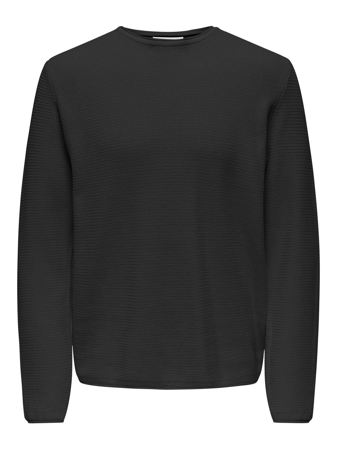 ONLY&SONS_SpringSummer2024_4524132_22029952.jpg Pullover Langarm Rundhals Baumwolle Bequem