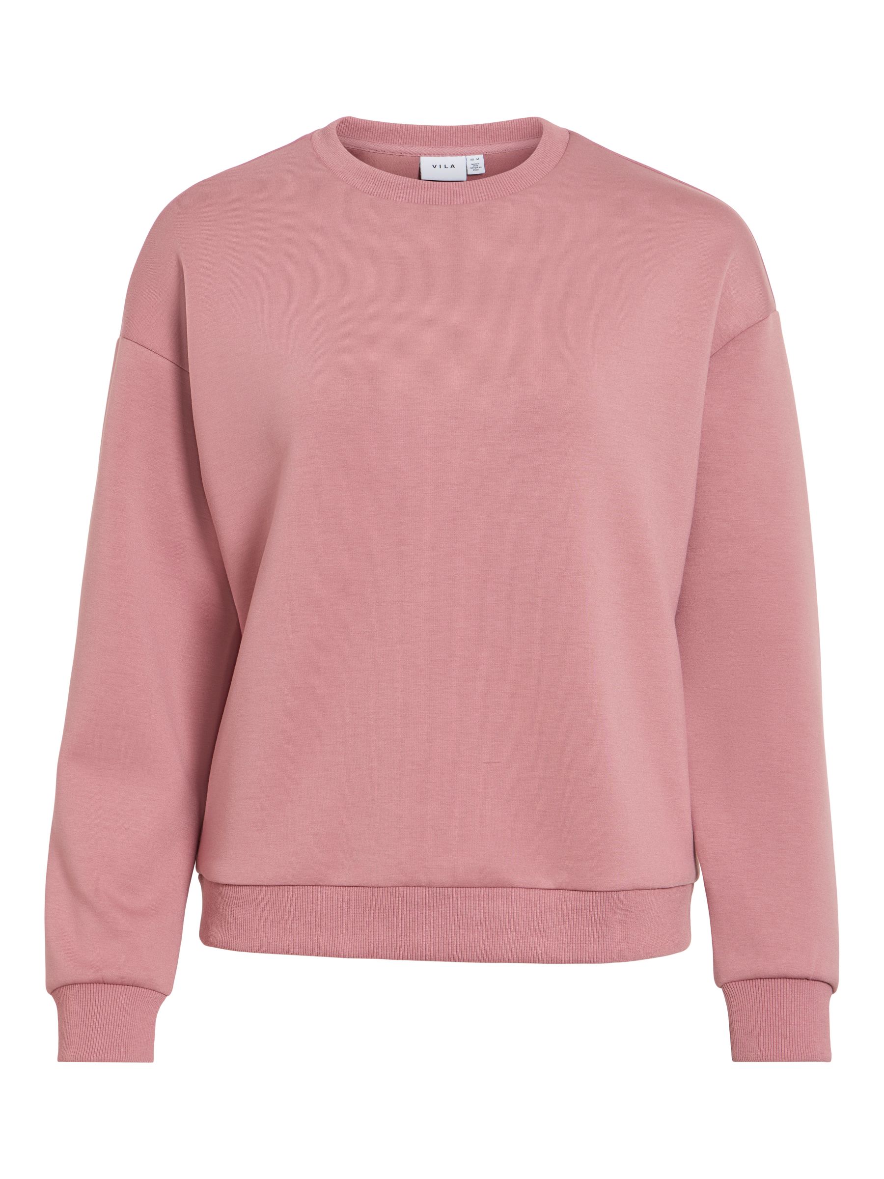 14103140_5022518.jpg Pullover Rundhals lange Ärmel weicher Sweatshirt-Look