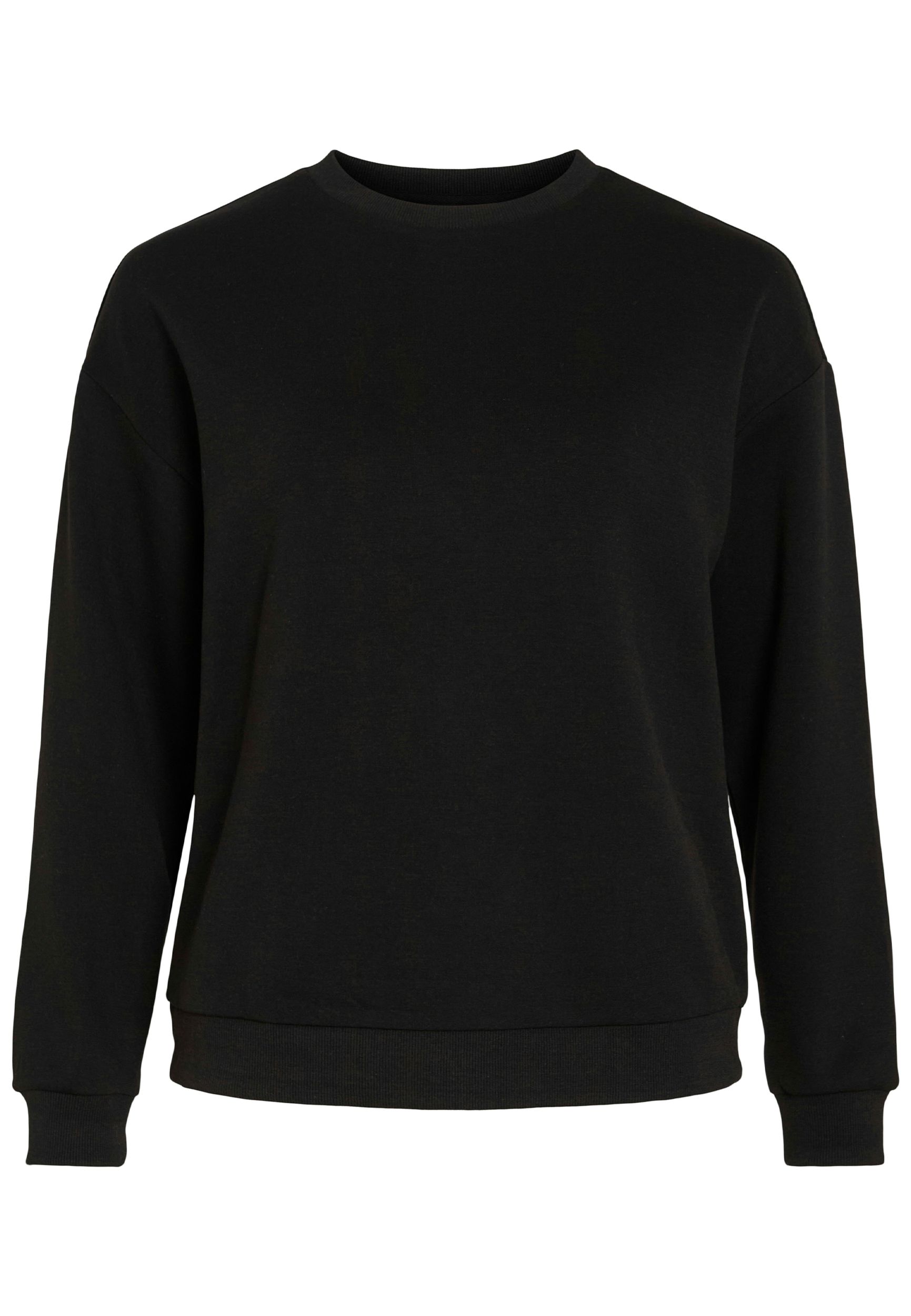 Pullover Rundhals lange Ärmel weicher Sweatshirt-Look Pullover Rundhals lange Ärmel weicher Sweatshirt-Look