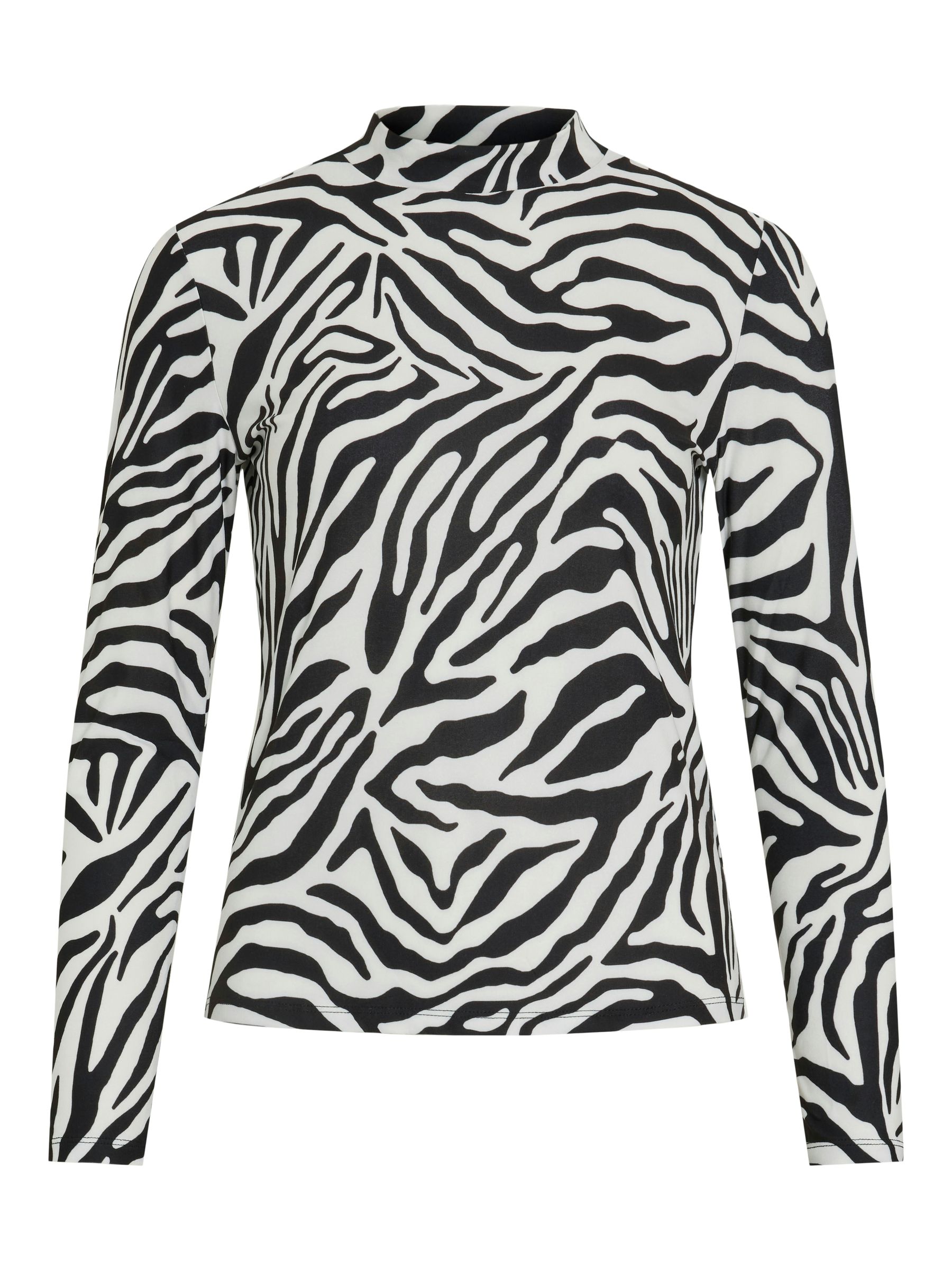 VILA_NOOS2025_4386605_14066134.jpg Langarmshirt Hochgeschlossen Rundhals