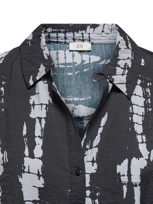 JDY JDY Bluse Elegantes Oberteil mit Knopfleiste Hemdkragen – Grau, Bild 3