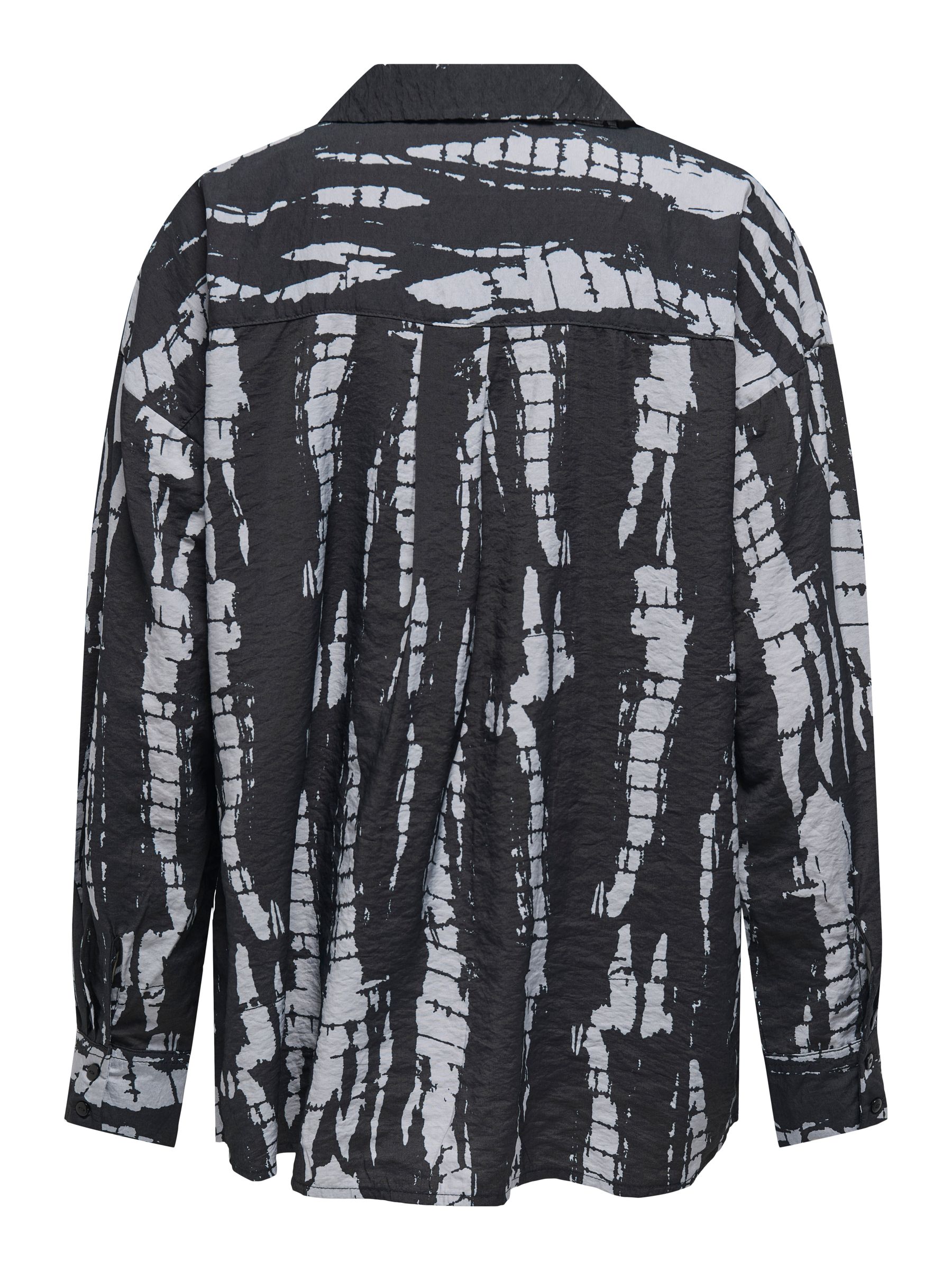 JDY JDY Bluse Elegantes Oberteil mit Knopfleiste Hemdkragen – Grau, Bild 2