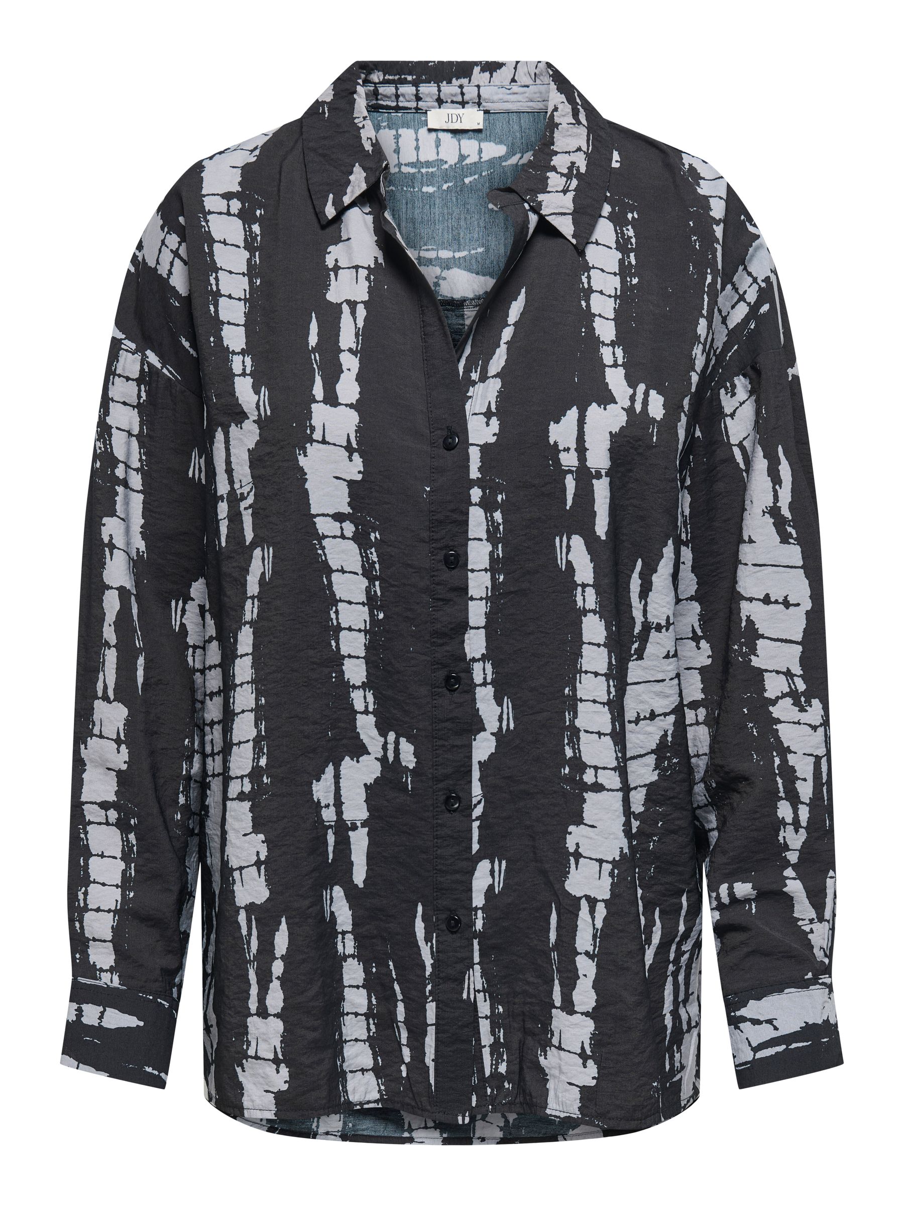 JDY JDY Bluse Elegantes Oberteil mit Knopfleiste Hemdkragen – Grau, Bild 1