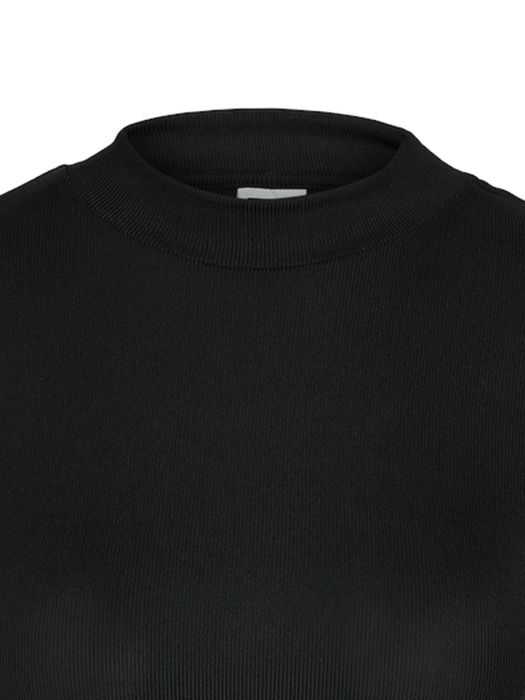 Noisy May Langarmshirt eng geschnitten mit Rückenausschnitt – Schwarz, Bild 3
