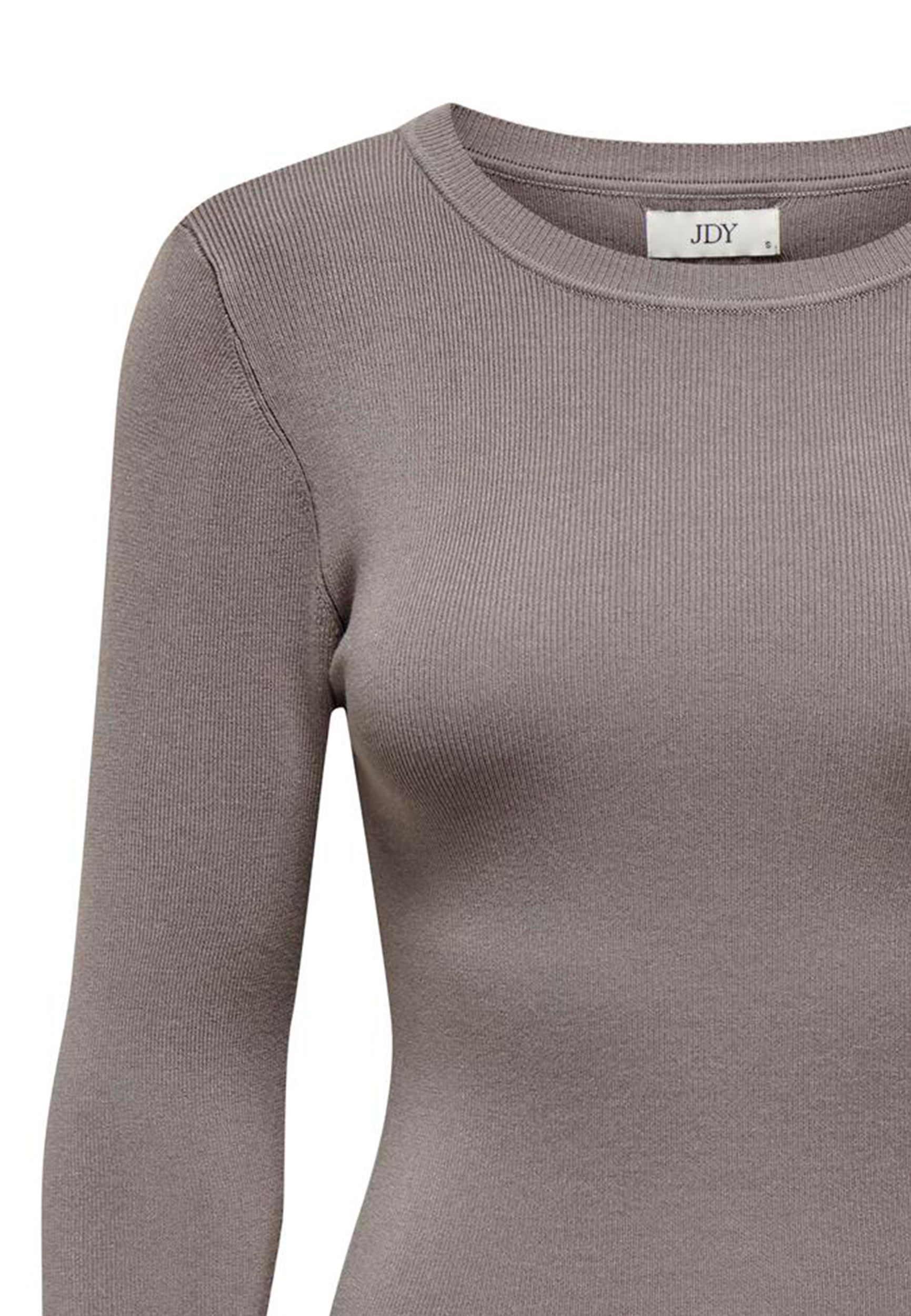Strickpullover Rundhals Langarm weicher Strick Strickpullover Rundhals Langarm weicher Strick