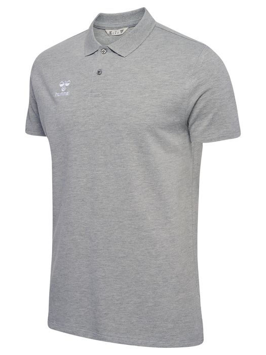 Poloshirt Regular Fit mit klassischem Umlegekragen, Farbe: Grau-2