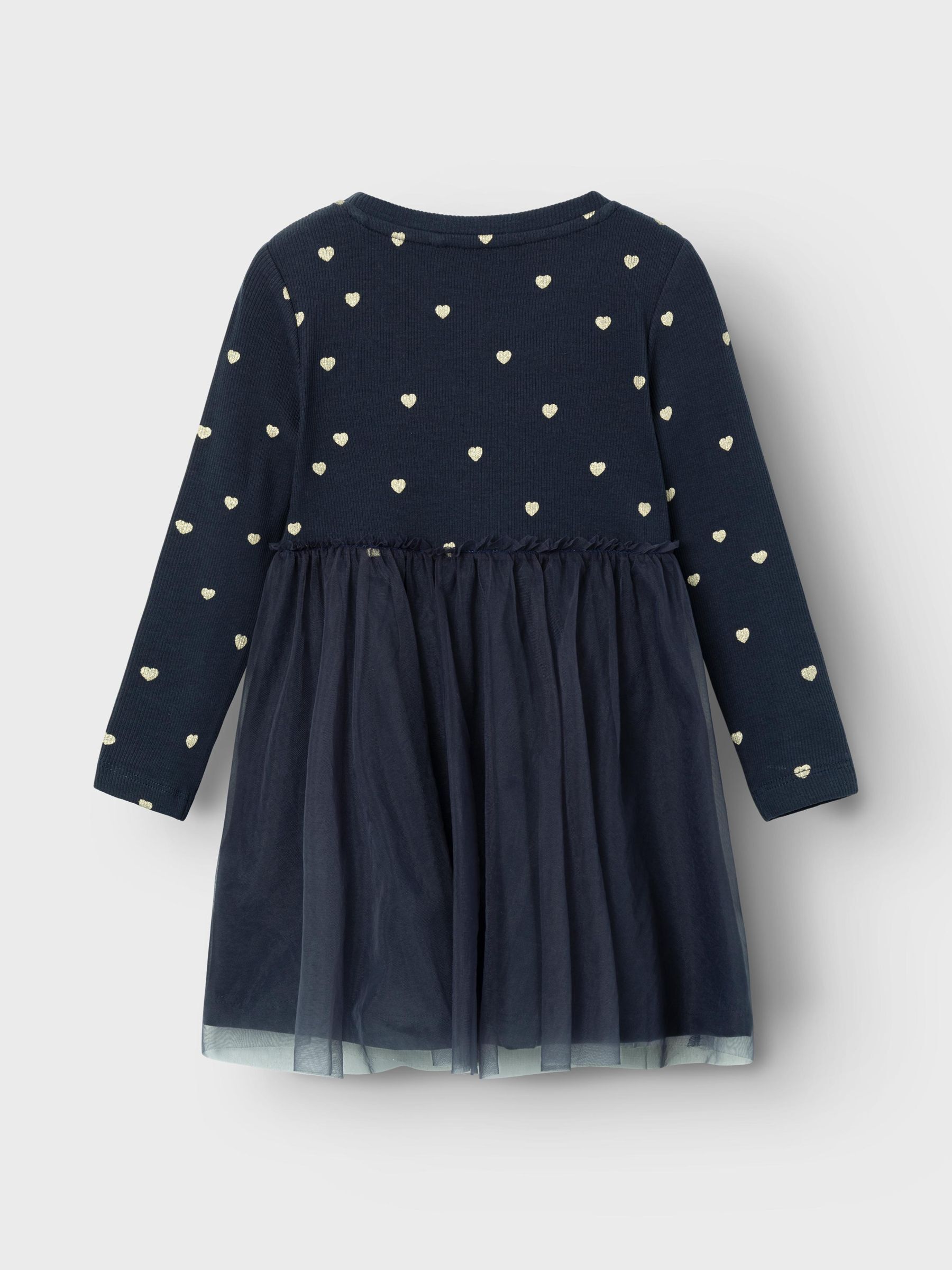 NAME-IT_NOOS2024_dark-sapphire_13221711_2.jpg Kleid Regular Fit Tüll-Detail Langarm knielang
