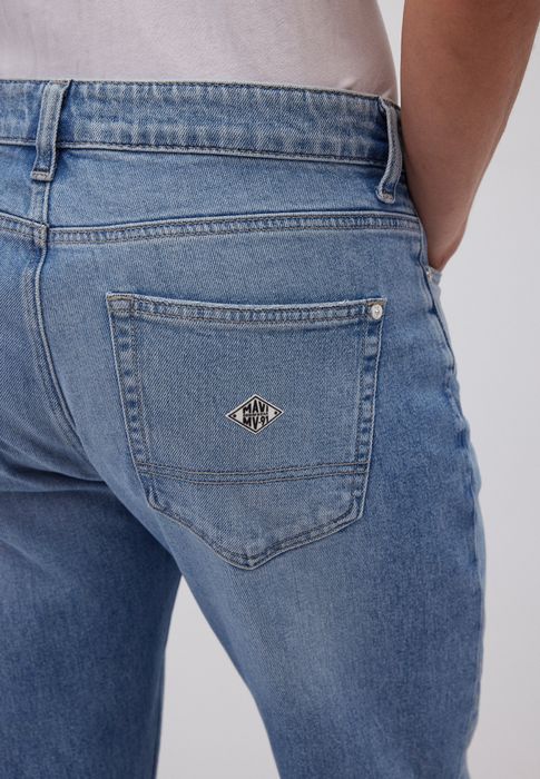 Mavi mavi Jeans Loose Fit 5-Pocket Helle Waschung – Hellblau, Bild 5