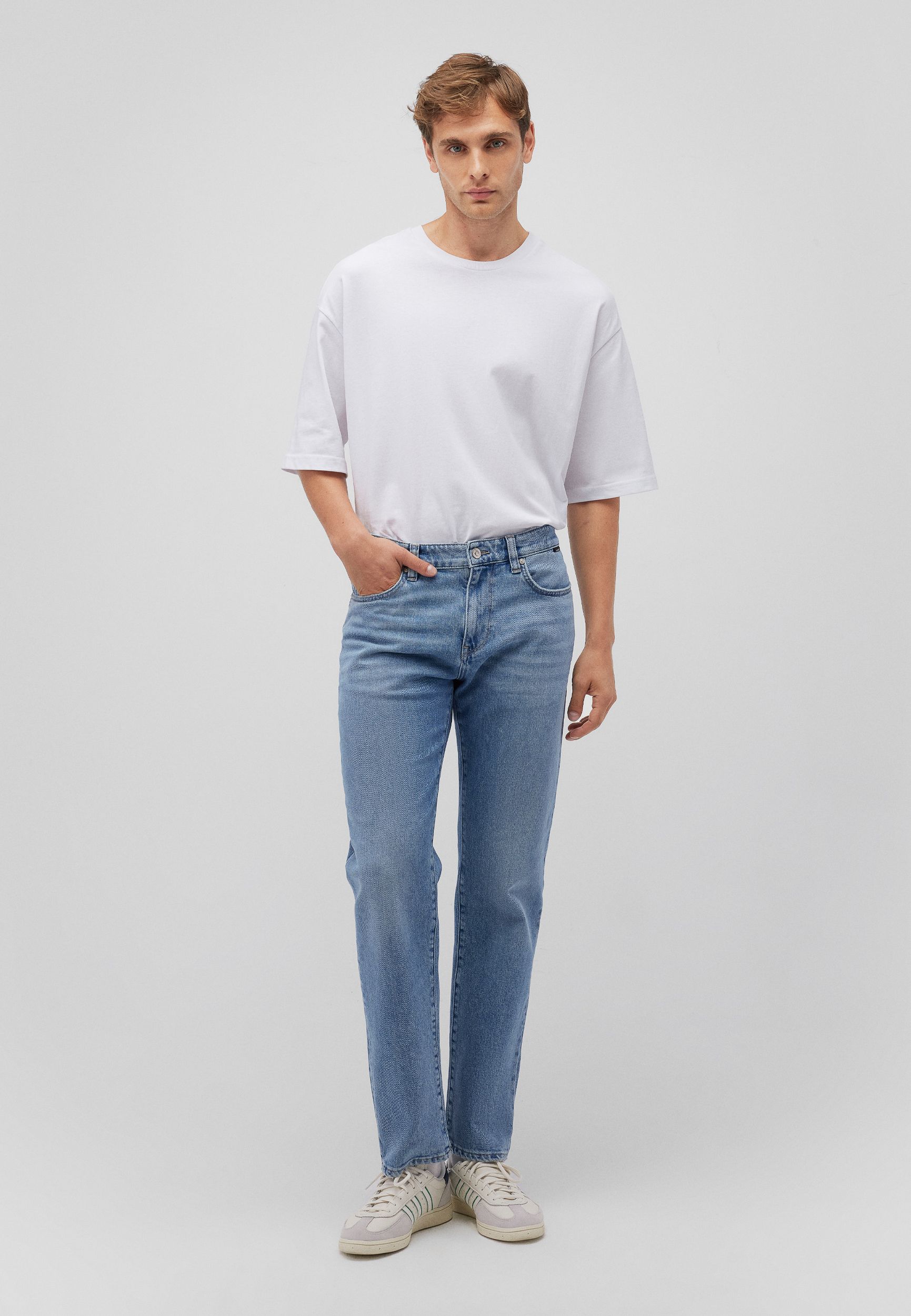 Mavi mavi Jeans Loose Fit 5-Pocket Helle Waschung – Hellblau, Bild 2