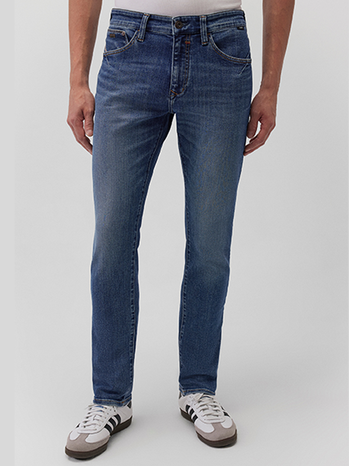 Jeans Skinny Fit Dunkle Waschung 5-Pocket Reißverschluss Jeans Skinny Fit Dunkle Waschung 5-Pocket Reißverschluss