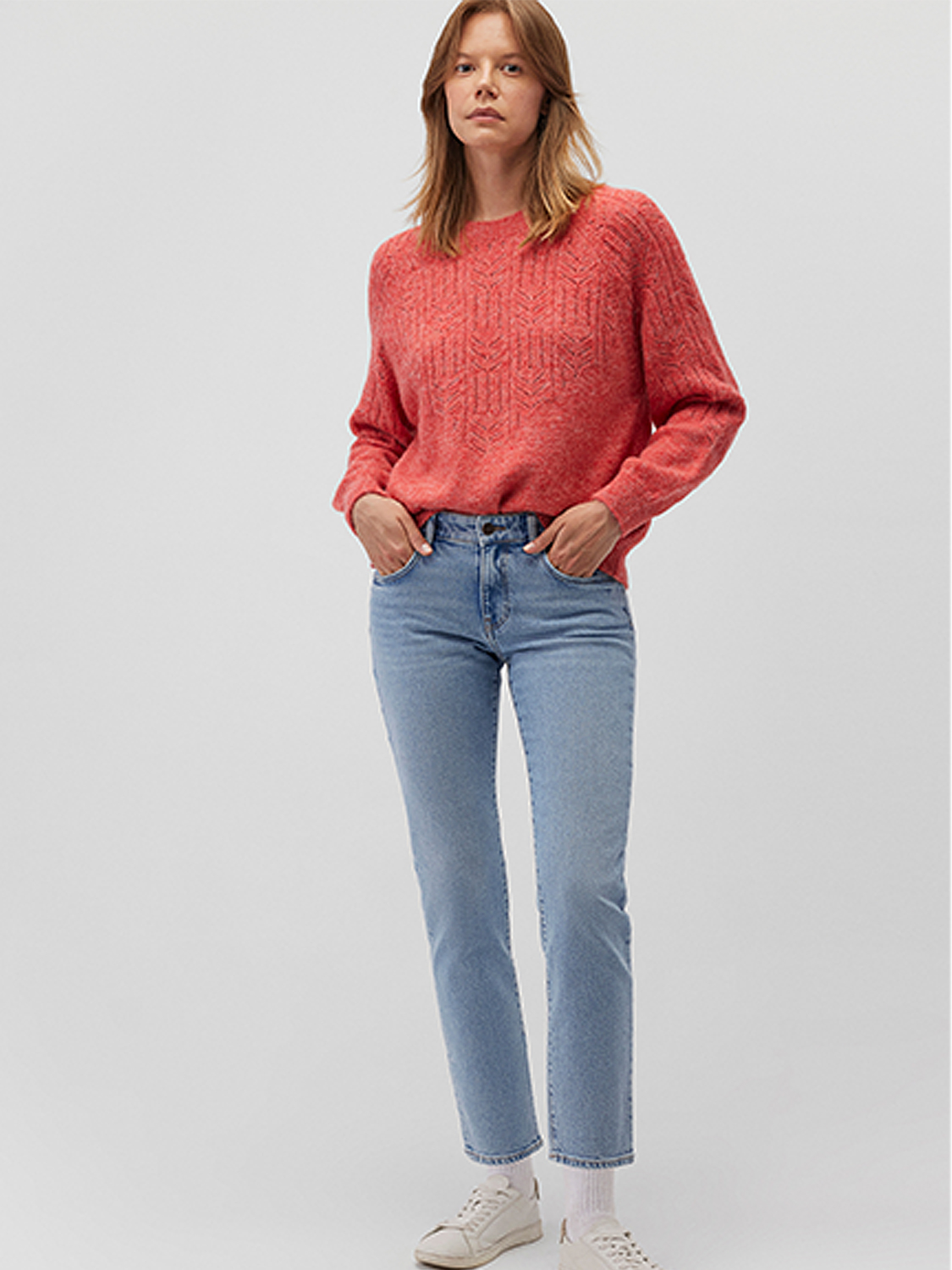 Strickpullover Regular Fit Rundhals Soft Strickmuster Strickpullover Regular Fit Rundhals Soft Strickmuster