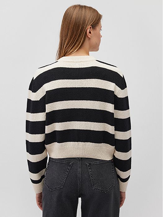 Mavi Strickjacke Regular Fit Reißverschluss Cardigan – Schwarz, Bild 4