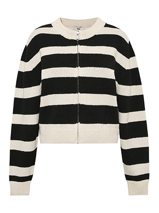 Mavi Strickjacke Regular Fit Reißverschluss Cardigan – Schwarz, Bild 5