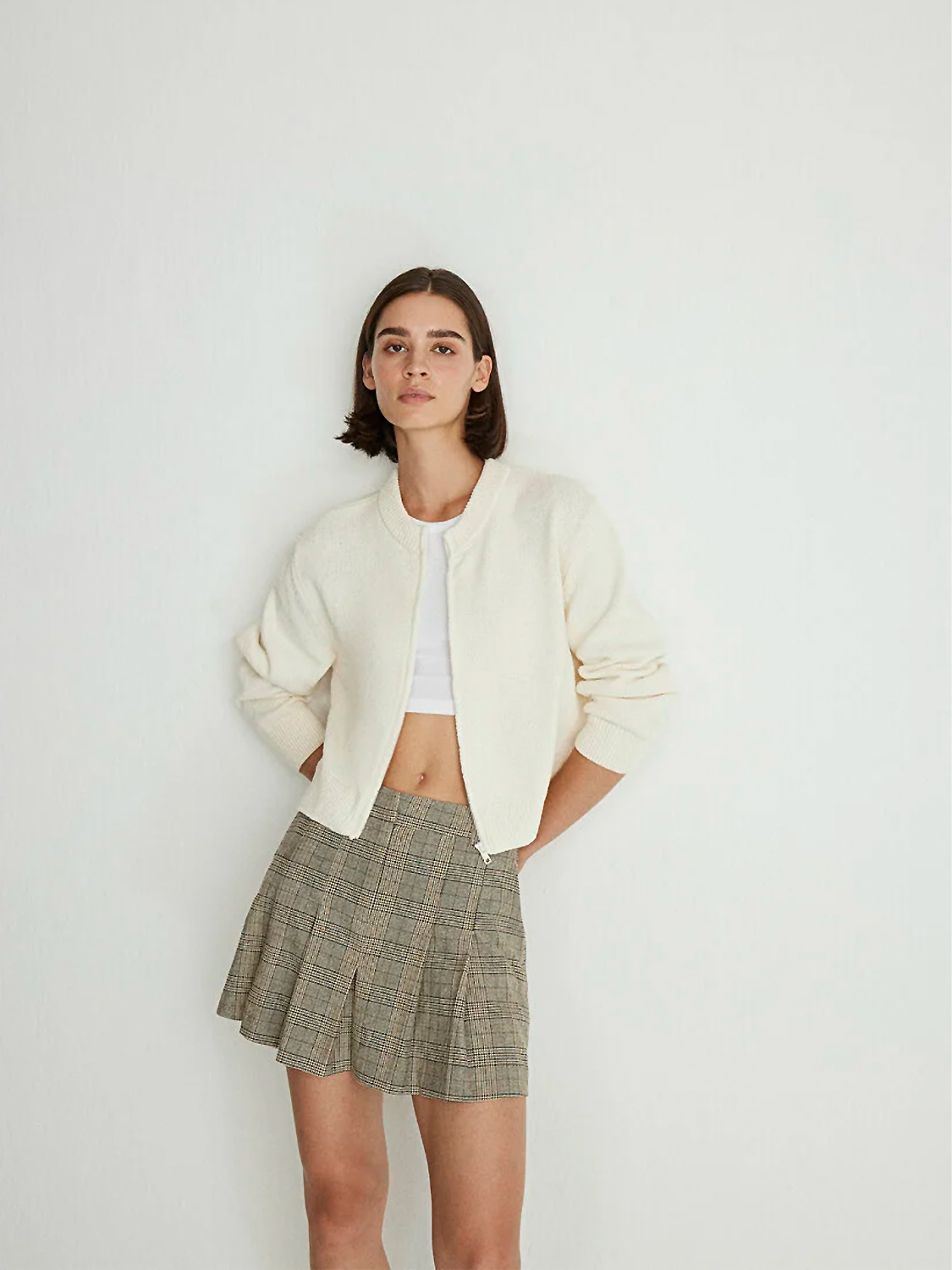 Strickjacke Regular Fit Reißverschluss Cardigan Strickjacke Regular Fit Reißverschluss Cardigan