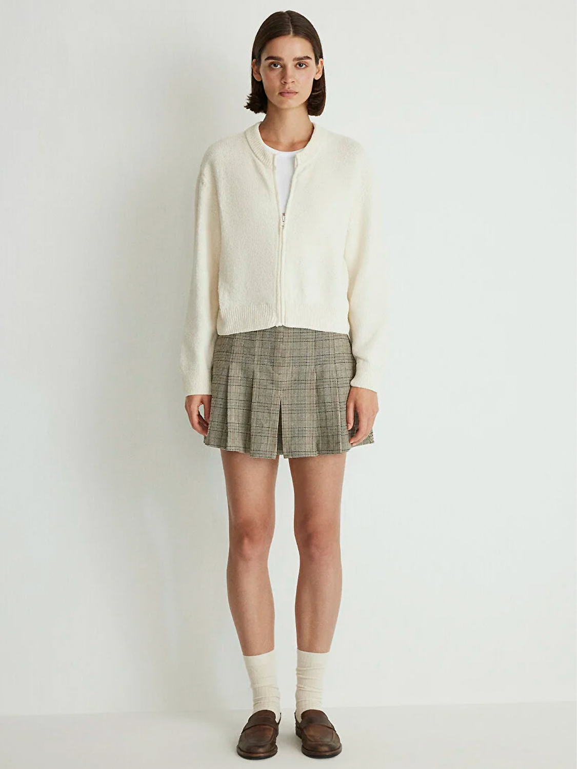 Strickjacke Regular Fit Reißverschluss Cardigan Strickjacke Regular Fit Reißverschluss Cardigan