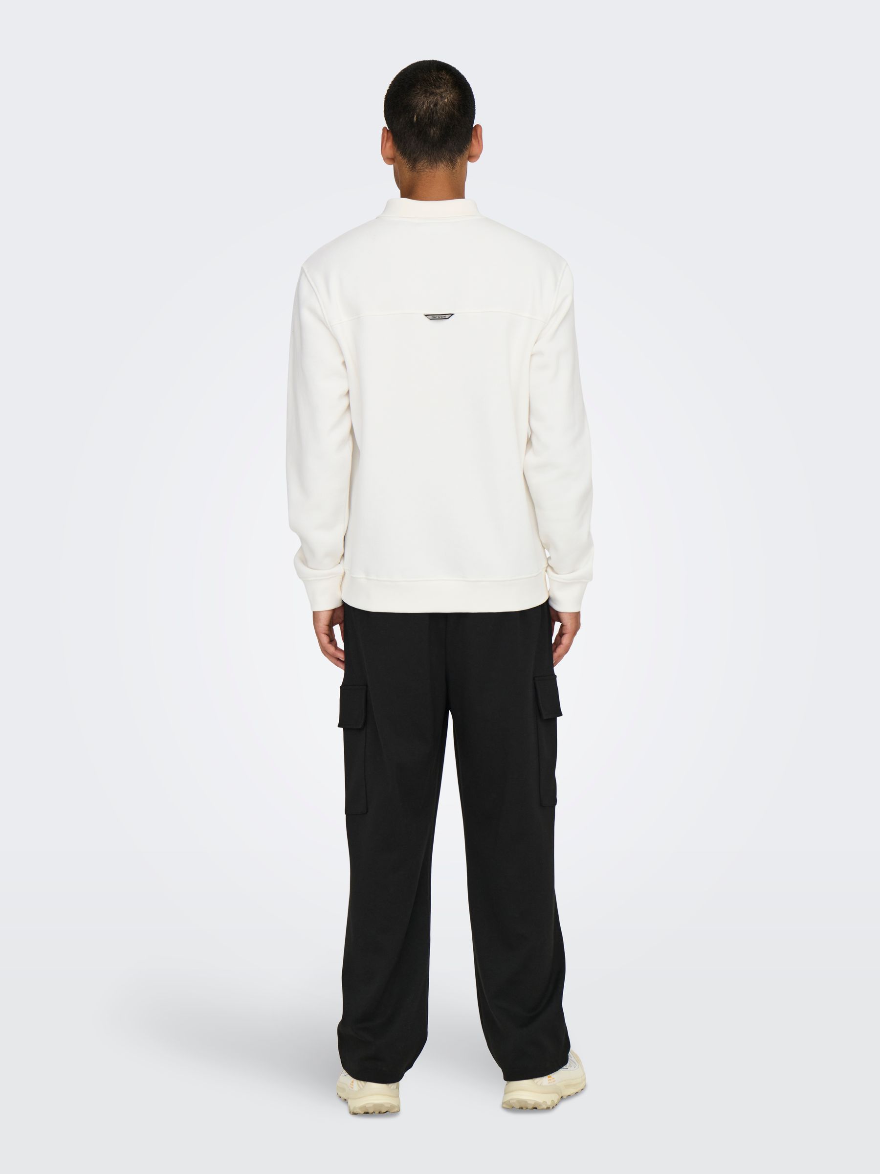 ONLY&SONS_Autumnwinter_4587019_22030633_4.jpg Sweatshirt Polokragen Viertelknopfleiste Regular Fit