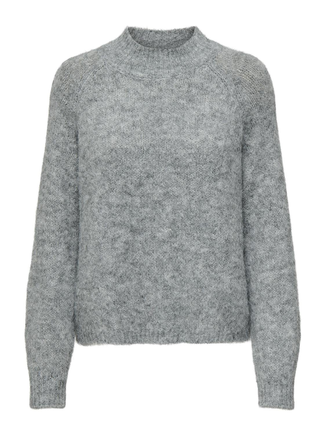 JDY_FallWinter2024_4506112_15324290.jpg Strickpullover Hoher Kragen Langarm
