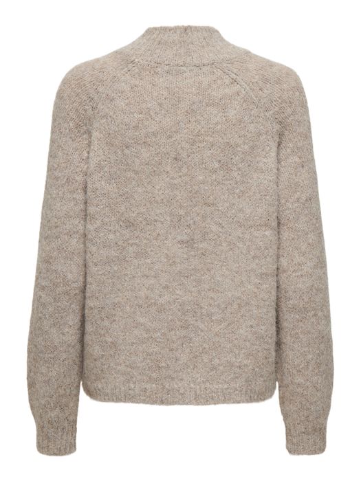JDY JDY Strickpullover Hoher Kragen Langarm – Grau, Bild 7