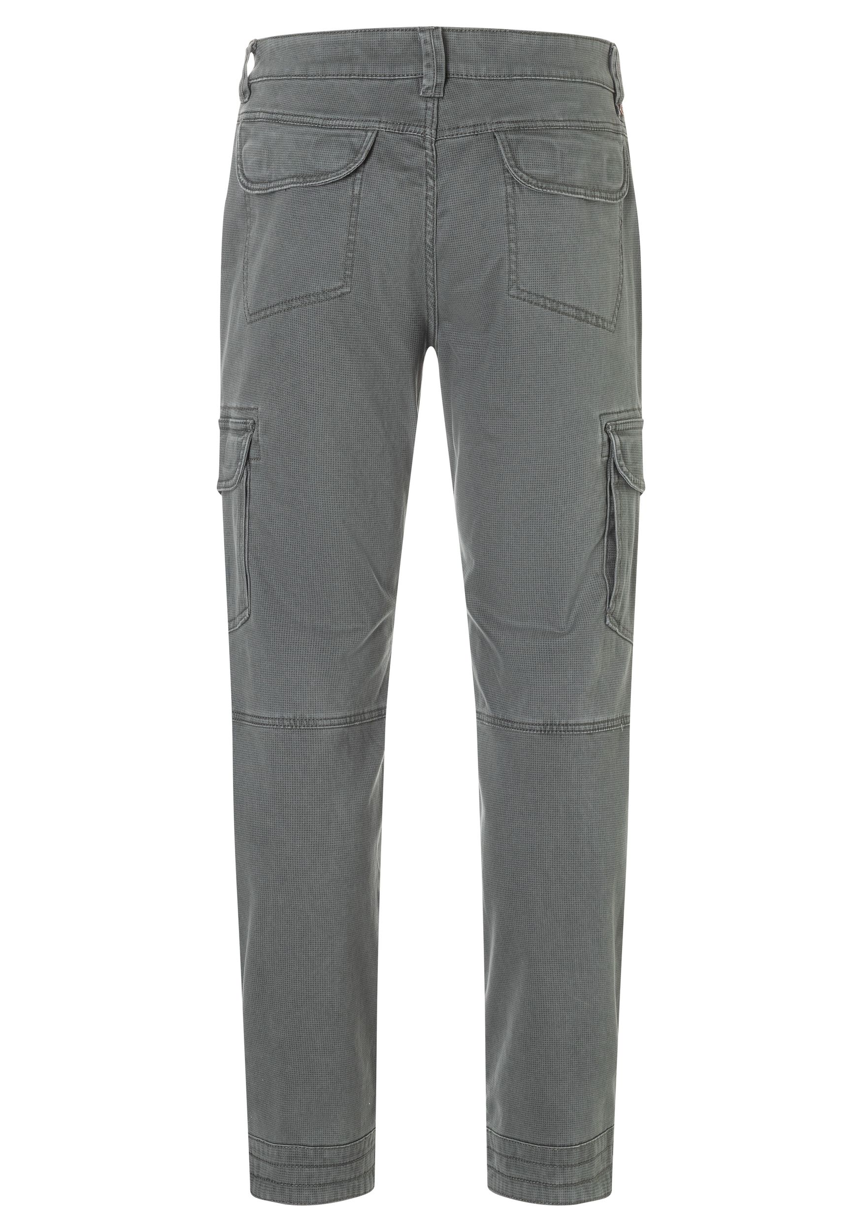 26-10011-10-3107_8688_2.jpg Cargohose Regular Fit Taschen Baumwolle Reißverschluss