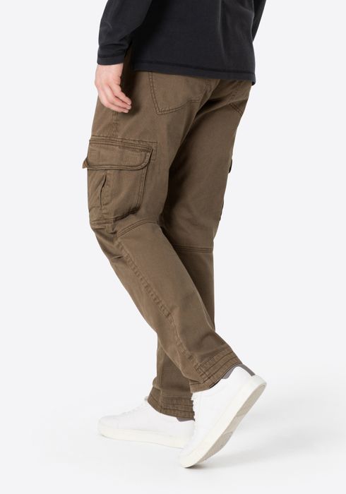 Timezone Timezone Cargohose Regular Fit Taschen Baumwolle Reißverschluss – Braun, Bild 3
