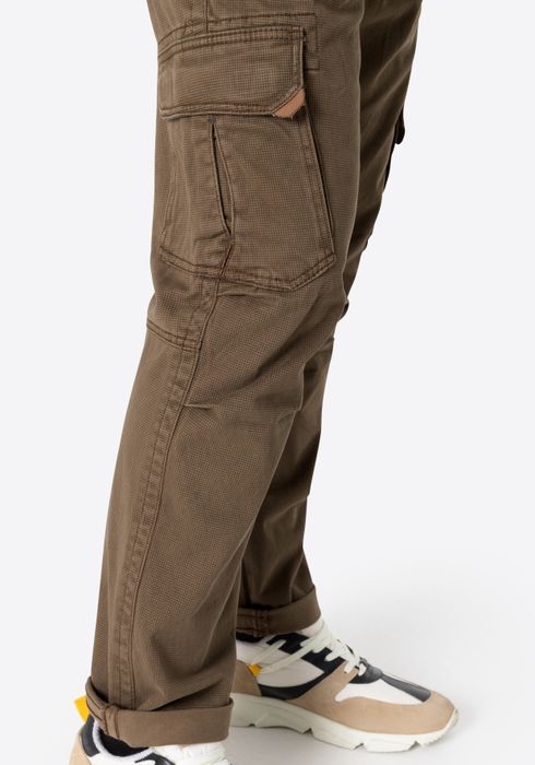 Timezone Timezone Cargohose Regular Fit Taschen Baumwolle Reißverschluss – Braun, Bild 4