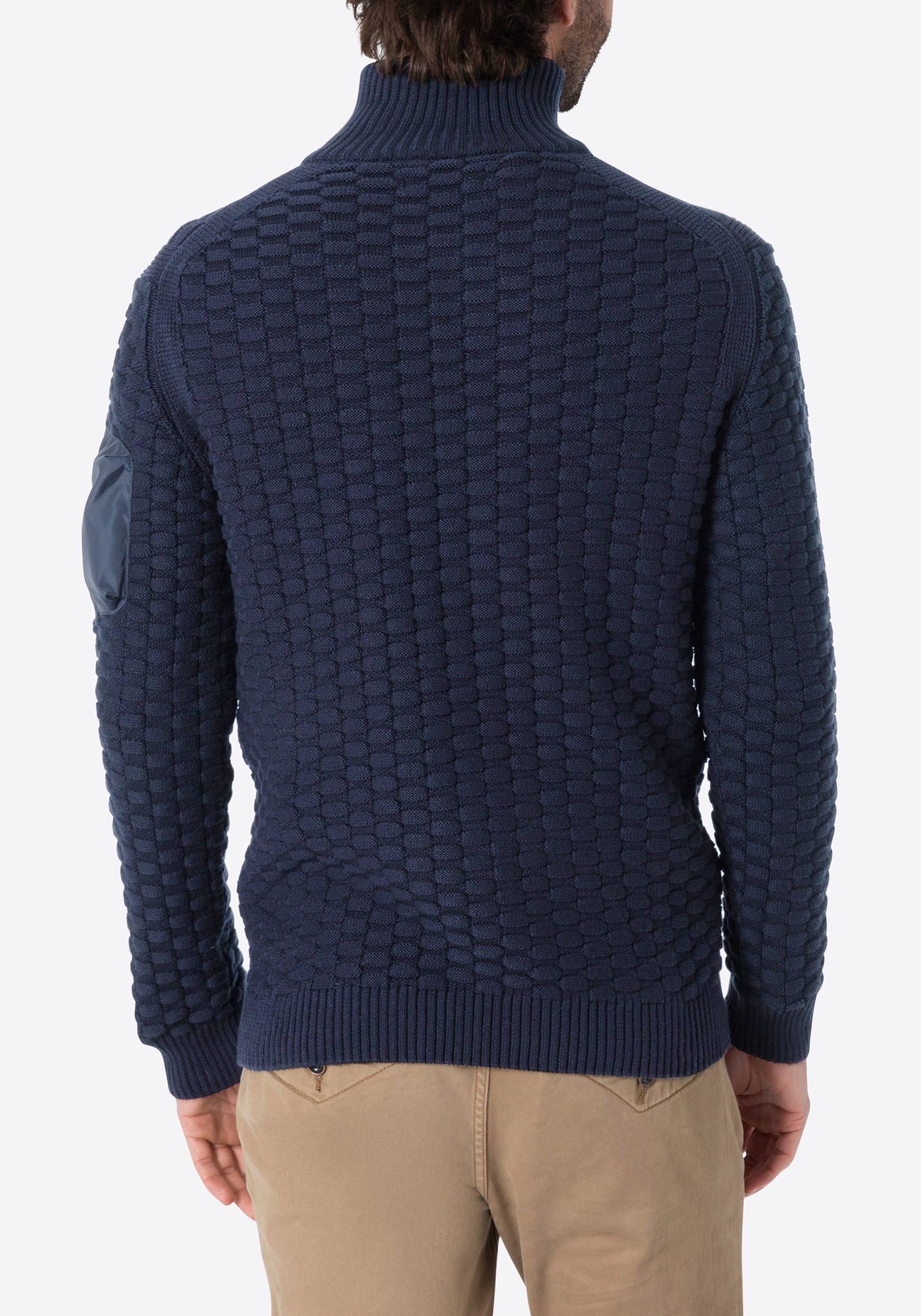 TIMEZONE-Gmb_FW24_3917_28-10217-01-9334_4.jpg Strickpullover 3D-Schachbrettmuster Ärmeltasche