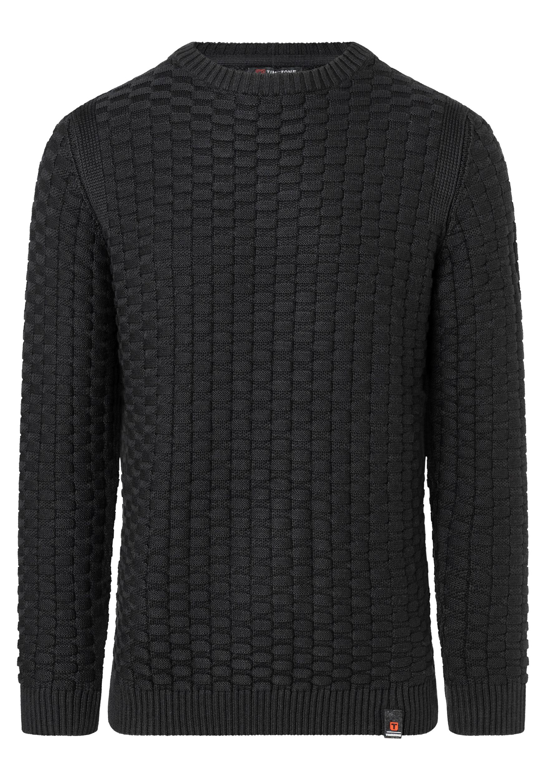 TIMEZONE-Gmb_FW24_9030_28-10215-00-9334_copy.jpg Strickpullover Rundhals 3D Muster Regular Fit
