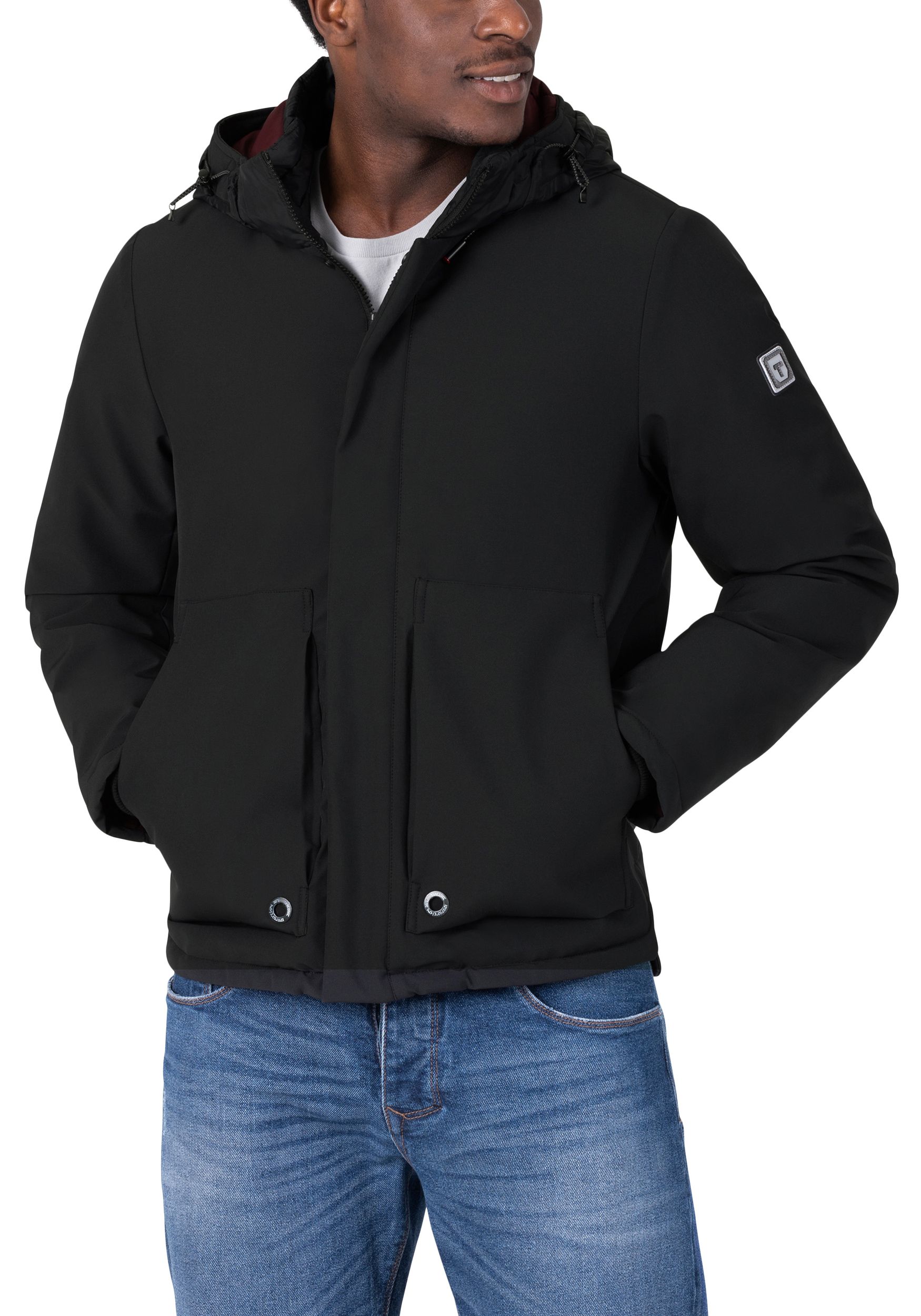 TIMEZONE-Gmb_222_9999_29-10046-01-8000_3.jpg Softshell-Jacke wasserabweisend abnehmbare Kapuze
