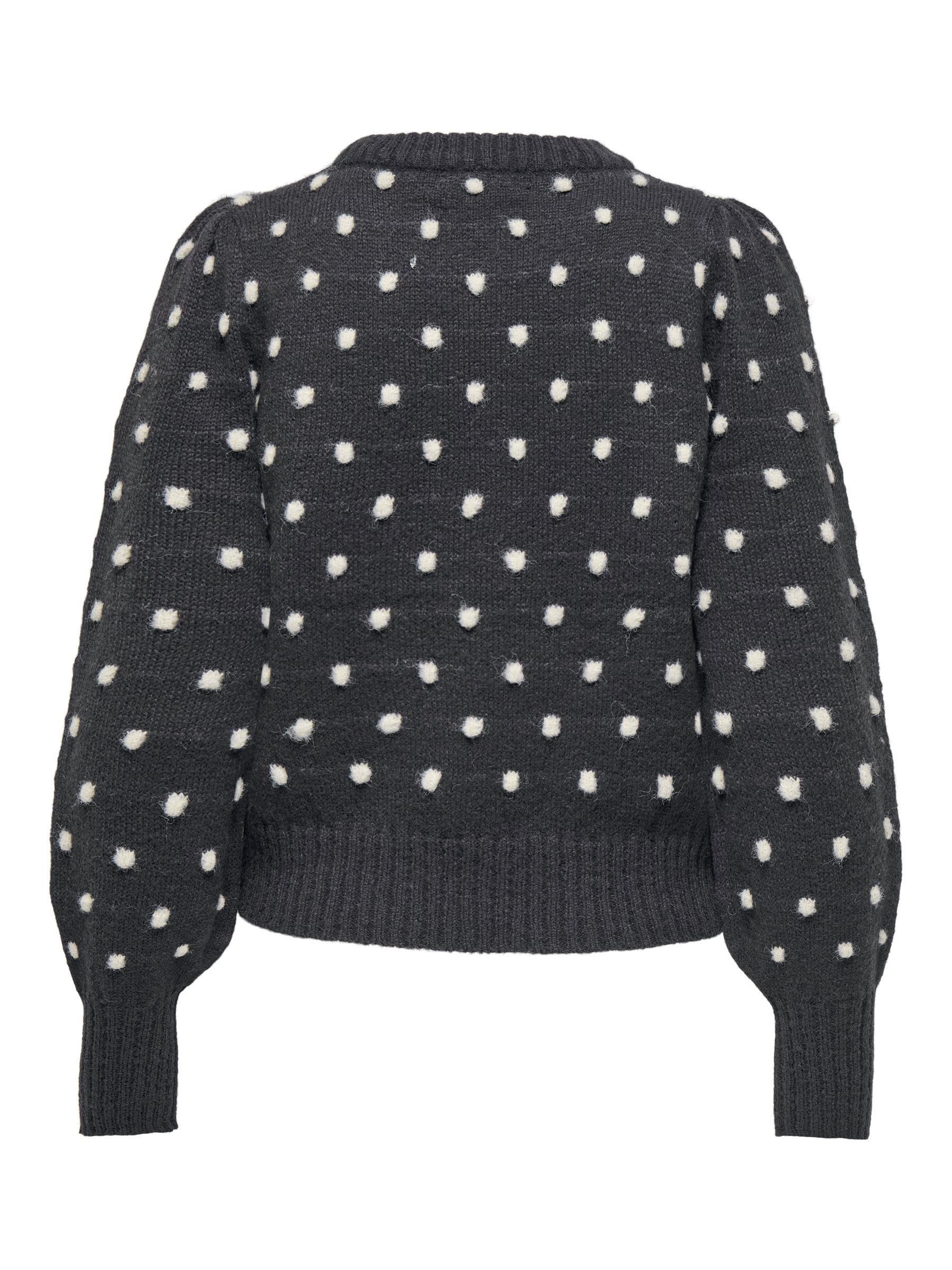 JDY_FallWinter2023_4610344_15304813_2.jpg Strickpullover Puffärmel Lange Bündchen Regulär