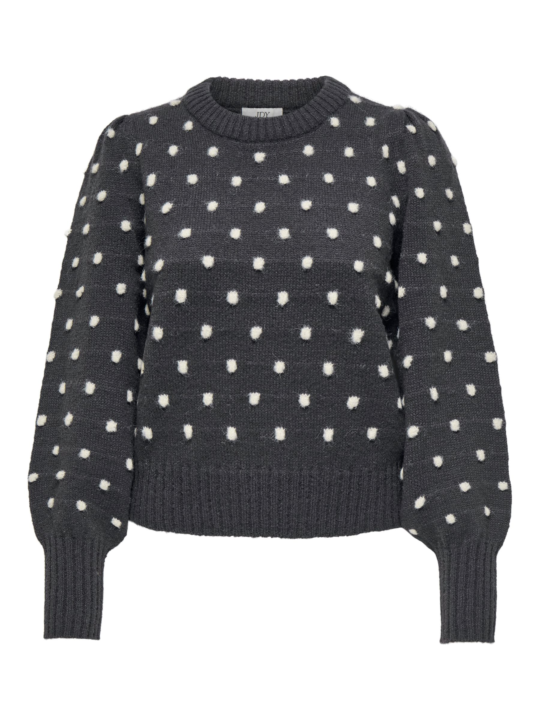 JDY_FallWinter2023_4610344_15304813.jpg Strickpullover Puffärmel Lange Bündchen Regulär