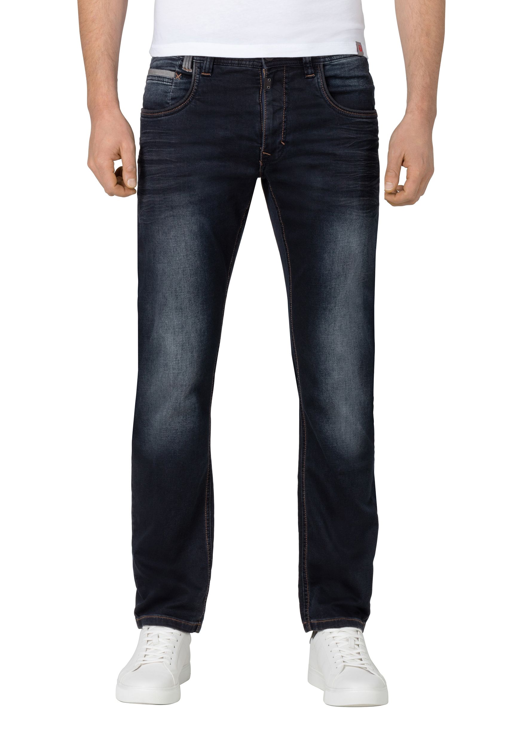 Timezone Timezone Jeans Denim Regular Fit Stretch Slim Legs – Blau, Bild 2