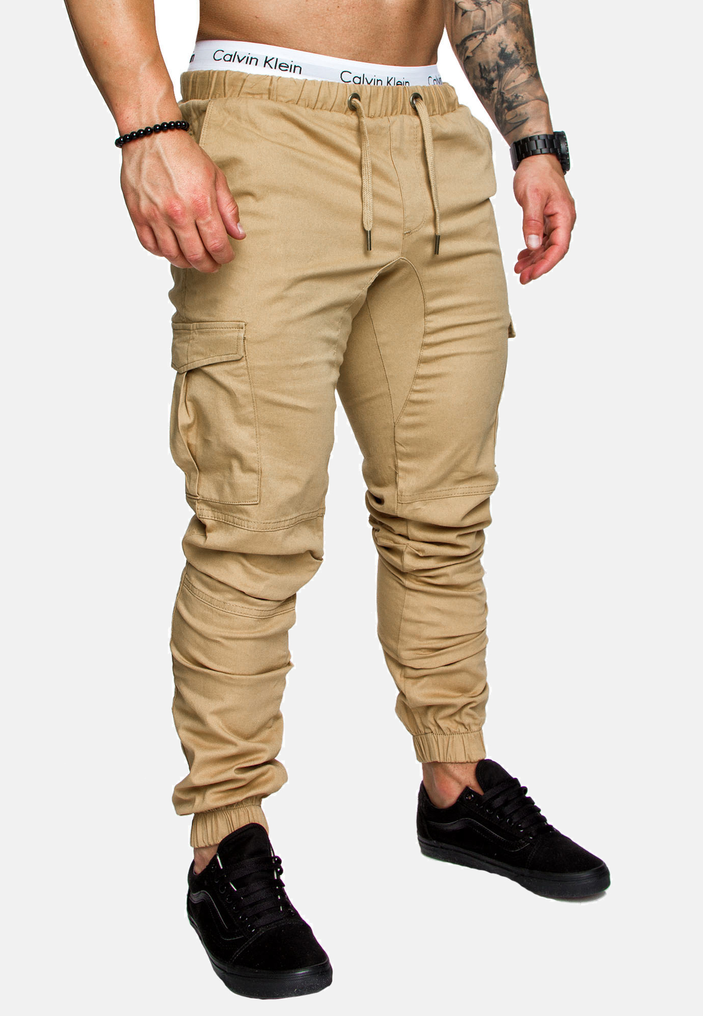 Cargo Jogger Hose Stretch Denim Chino Pants Freizeithose A&S Cargo Jogger Hose Stretch Denim Chino Pants Freizeithose A&S