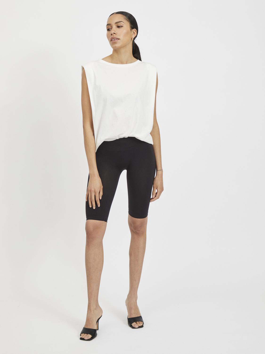 VILA_NOOS2024_3605431_14059652_3.jpg Legging Shorts Figurbetont Gerippter Bund