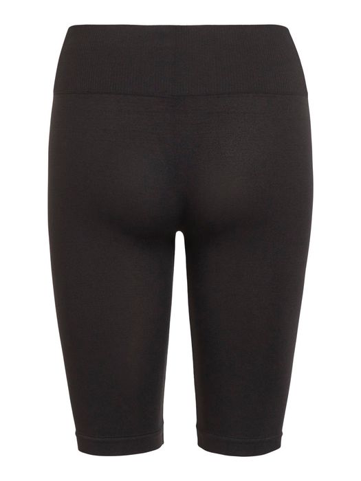 Vila VILA Legging Shorts Figurbetont Gerippter Bund – Schwarz, Bild 7