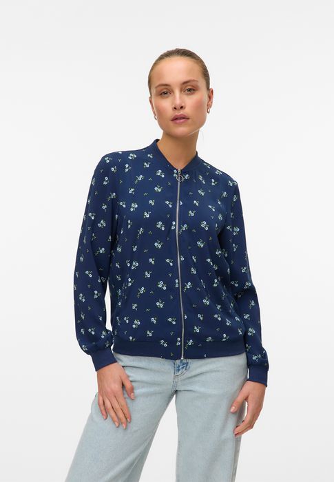Damen Jacke Schalkragen Langarm Elegant, Farbe: Blau