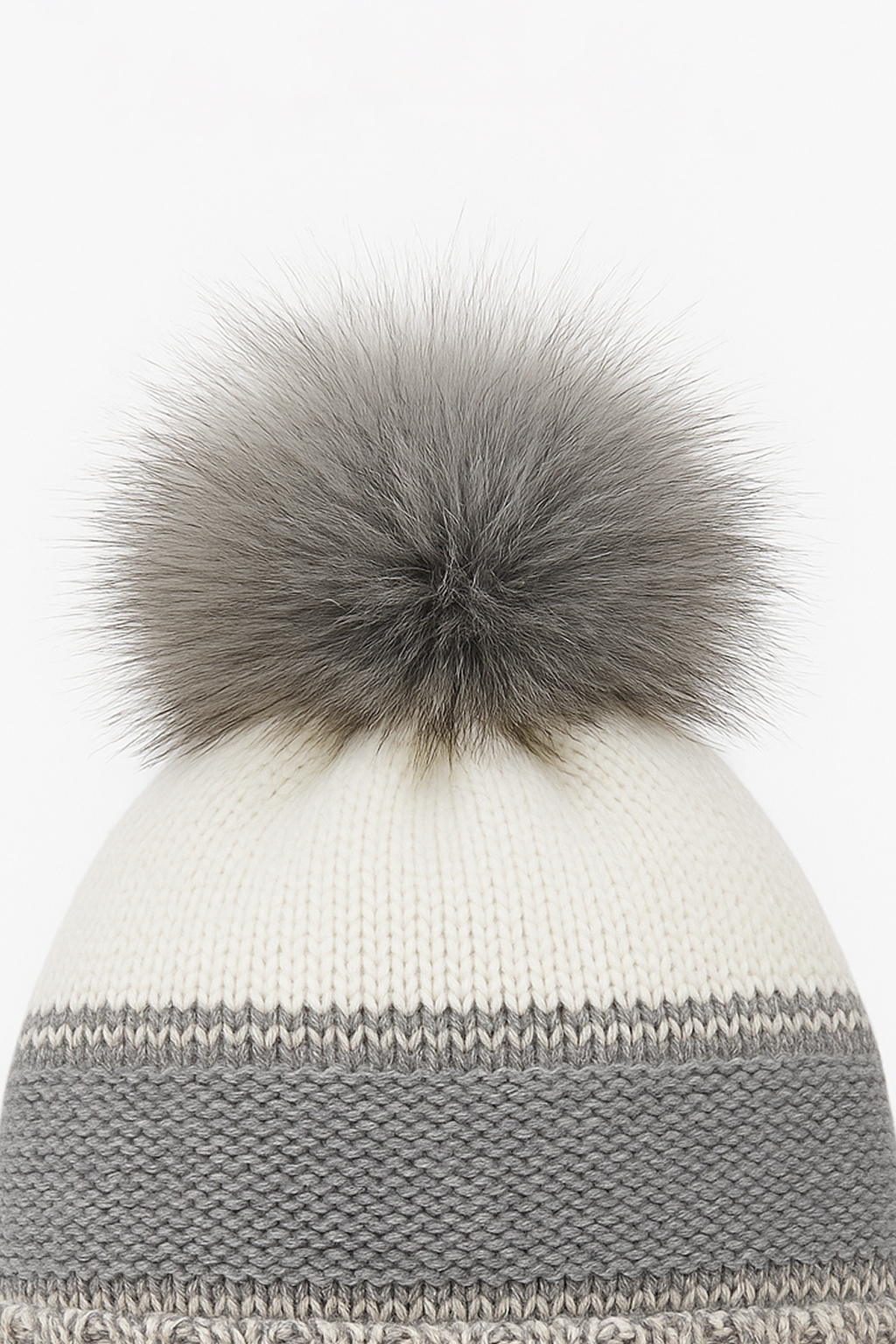 Warme Beanie Strickmütze mit Bommel Fleece Innenfutter Warme Beanie Strickmütze mit Bommel Fleece Innenfutter