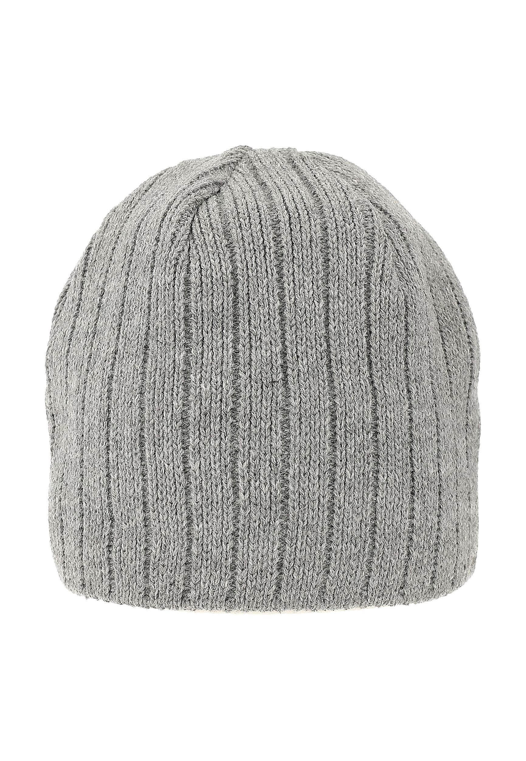 Strick Beanie mit Fleece-Innenfutter und glatter Oberfläche Strick Beanie mit Fleece-Innenfutter und glatter Oberfläche