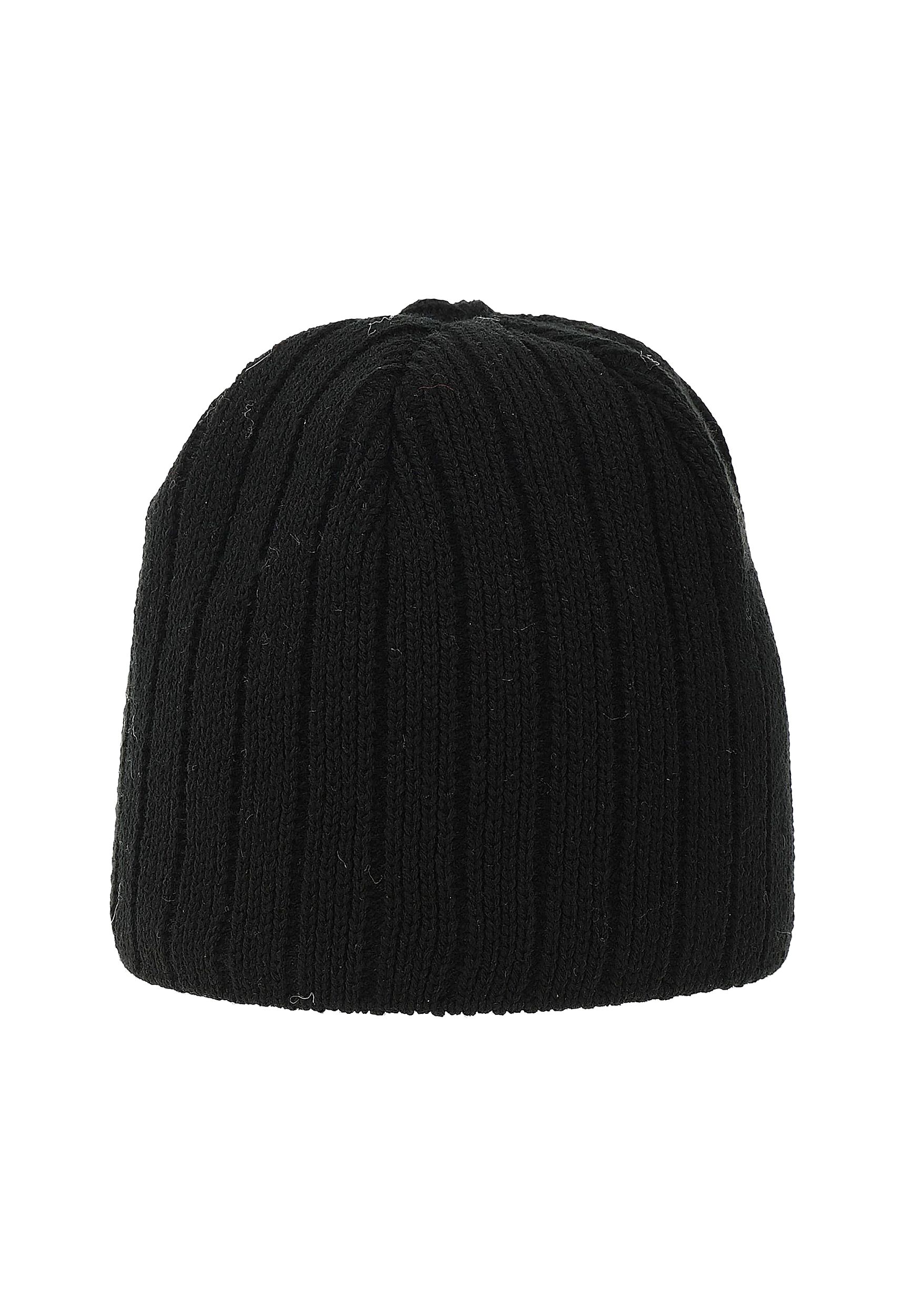 Strick Beanie mit Fleece-Innenfutter und glatter Oberfläche Strick Beanie mit Fleece-Innenfutter und glatter Oberfläche